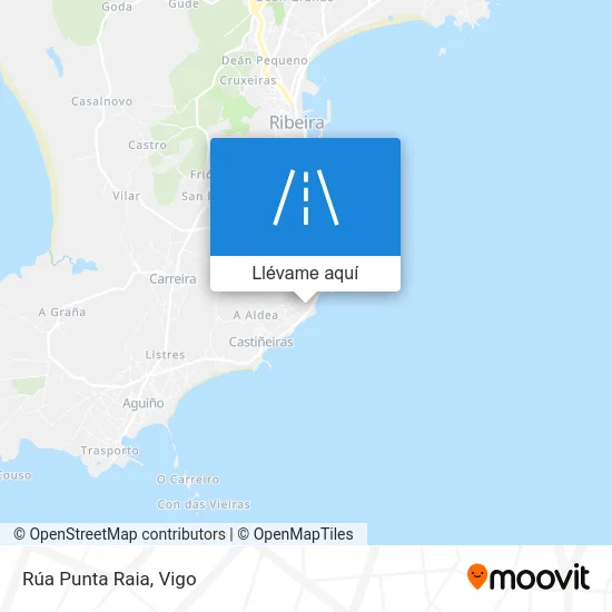 Mapa Rúa Punta Raia