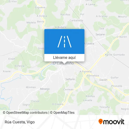Mapa Rúa Cuesta
