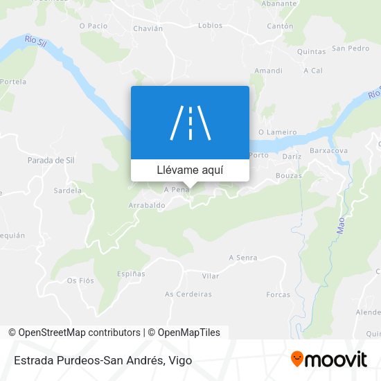 Mapa Estrada Purdeos-San Andrés
