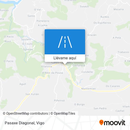 Mapa Pasaxe Diagonal