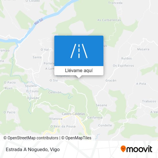 Mapa Estrada A Noguedo