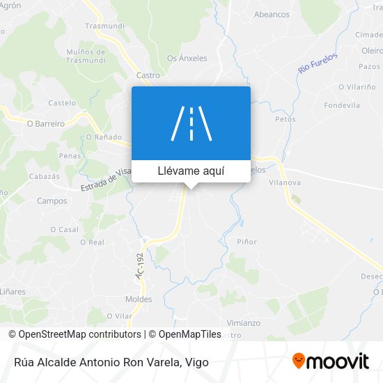 Mapa Rúa Alcalde Antonio Ron Varela
