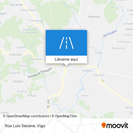 Mapa Rúa Luis Seoane