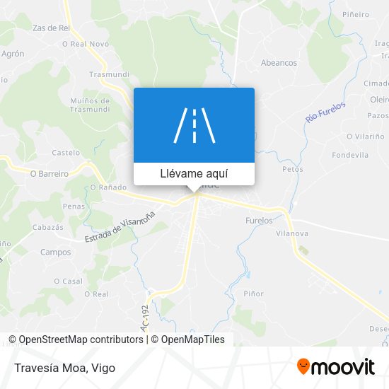 Mapa Travesía Moa