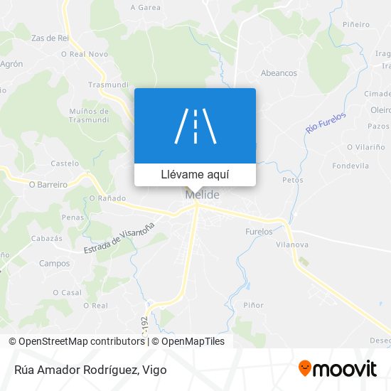 Mapa Rúa Amador Rodríguez