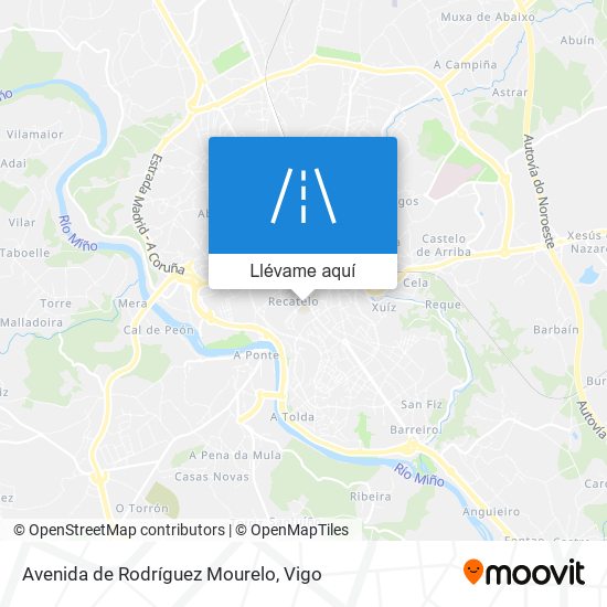 Mapa Avenida de Rodríguez Mourelo