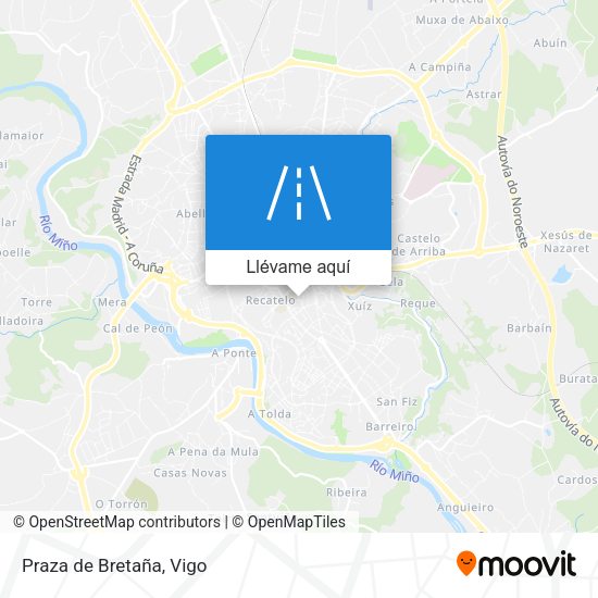 Mapa Praza de Bretaña