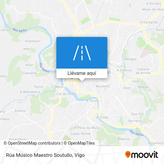 Mapa Rúa Músico Maestro Soutullo