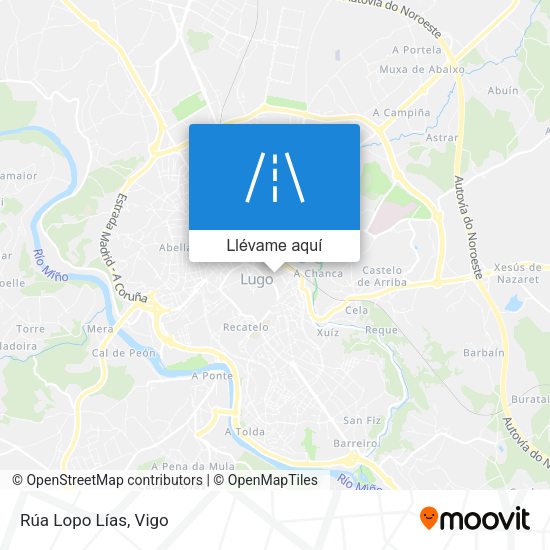 Mapa Rúa Lopo Lías