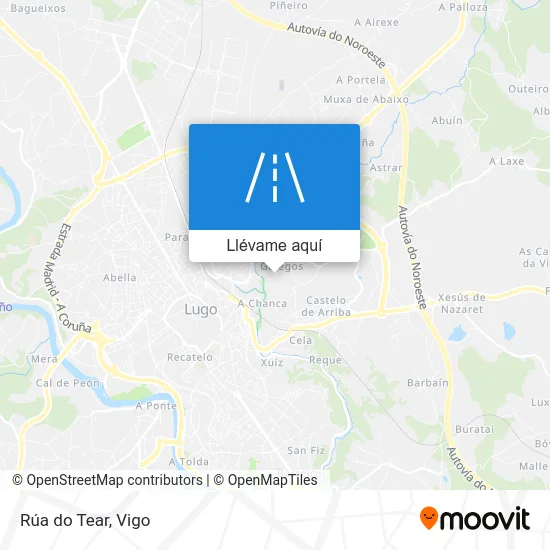 Mapa Rúa do Tear