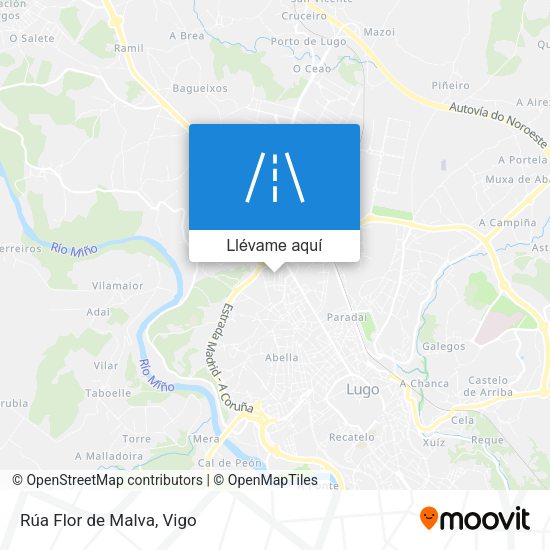 Mapa Rúa Flor de Malva