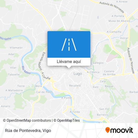Mapa Rúa de Pontevedra