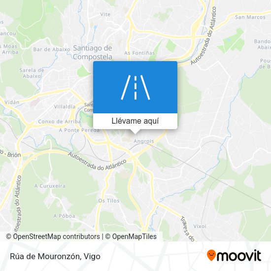 Mapa Rúa de Mouronzón