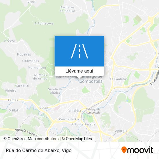 Mapa Rúa do Carme de Abaixo
