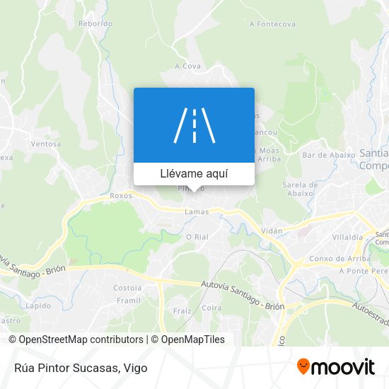 Mapa Rúa Pintor Sucasas