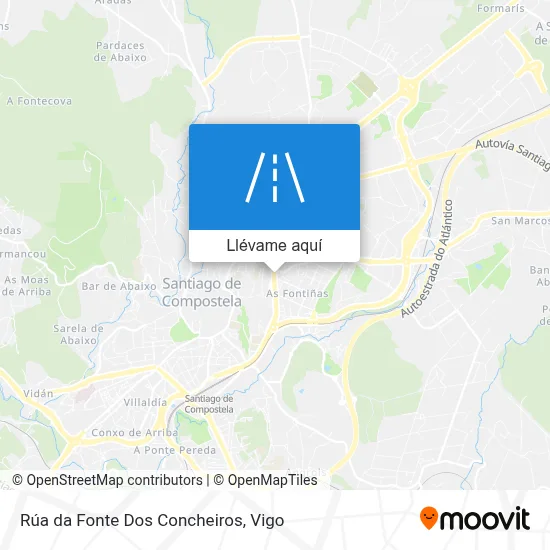 Mapa Rúa da Fonte Dos Concheiros