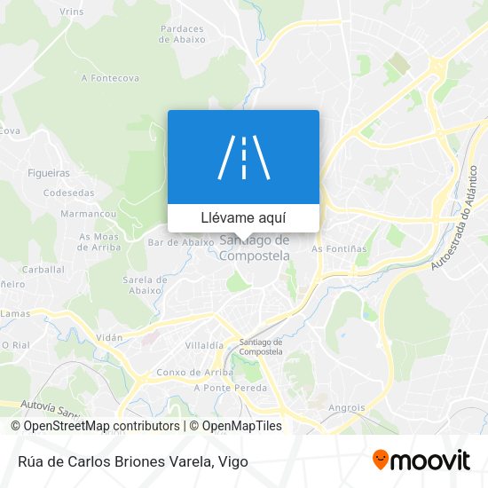 Mapa Rúa de Carlos Briones Varela
