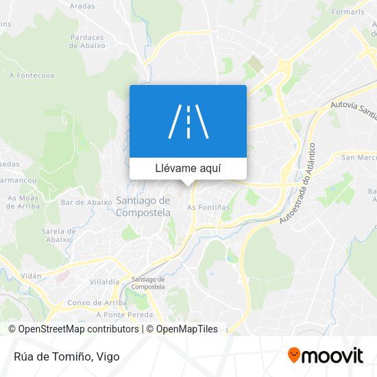 Mapa Rúa de Tomiño