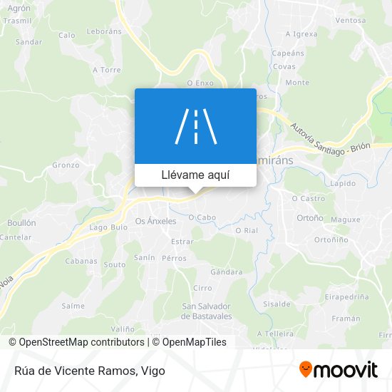 Mapa Rúa de Vicente Ramos