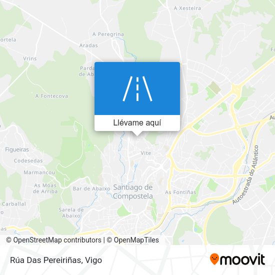 Mapa Rúa Das Pereiriñas
