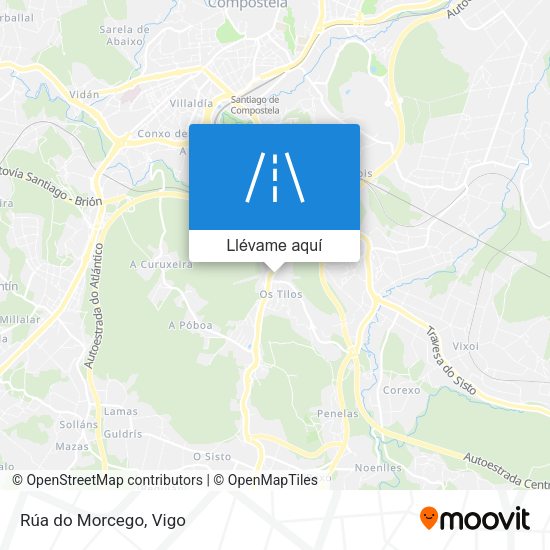 Mapa Rúa do Morcego