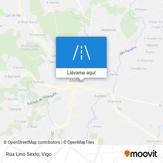 Mapa Rúa Lino Sexto
