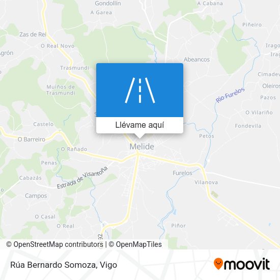 Mapa Rúa Bernardo Somoza