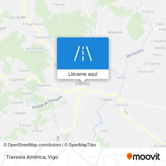 Mapa Travesía América