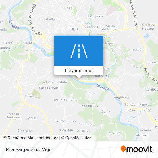 Mapa Rúa Sargadelos