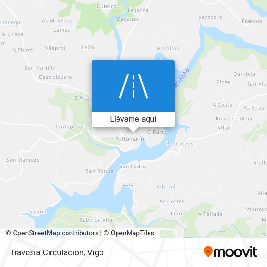 Mapa Travesía Circulación