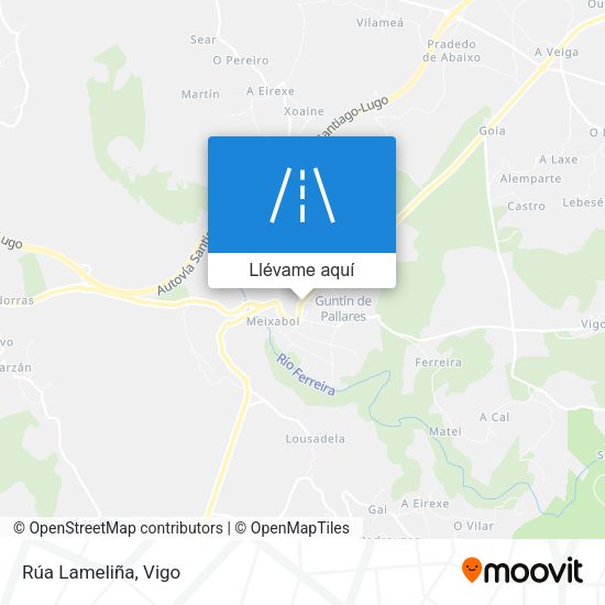 Mapa Rúa Lameliña