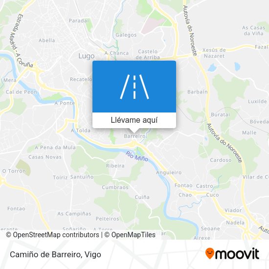 Mapa Camiño de Barreiro