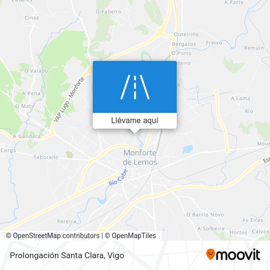 Mapa Prolongación Santa Clara