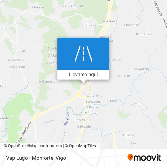 Mapa Vap Lugo - Monforte