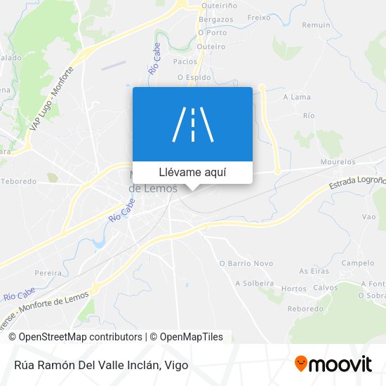 Mapa Rúa Ramón Del Valle Inclán