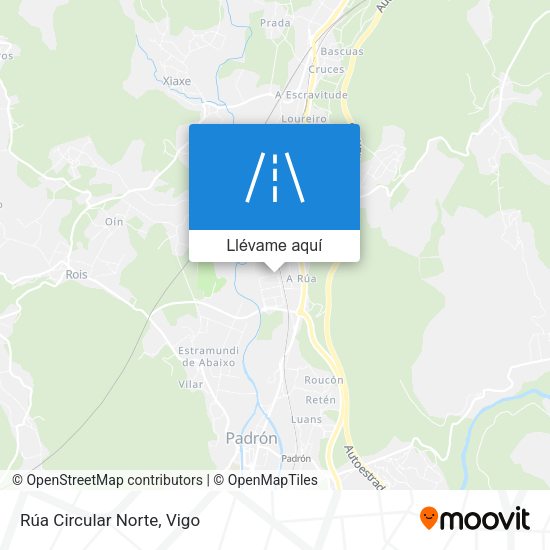 Mapa Rúa Circular Norte