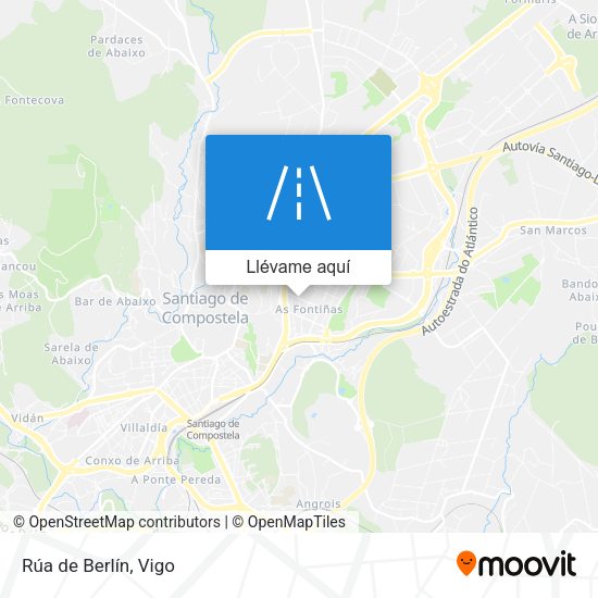 Mapa Rúa de Berlín