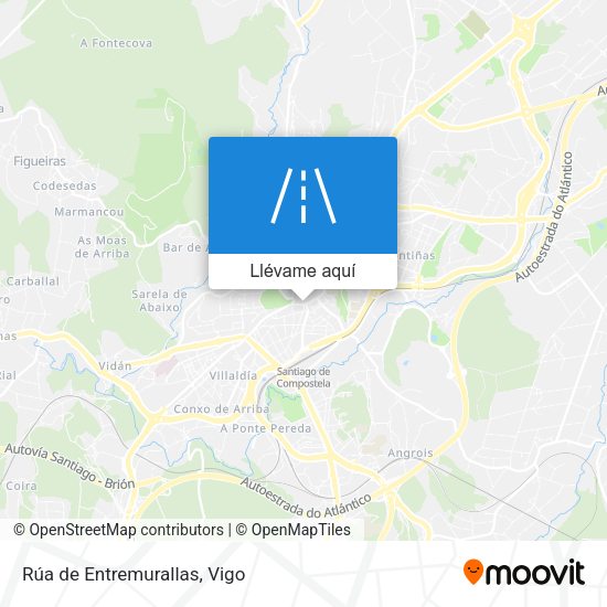 Mapa Rúa de Entremurallas