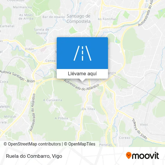 Mapa Ruela do Combarro