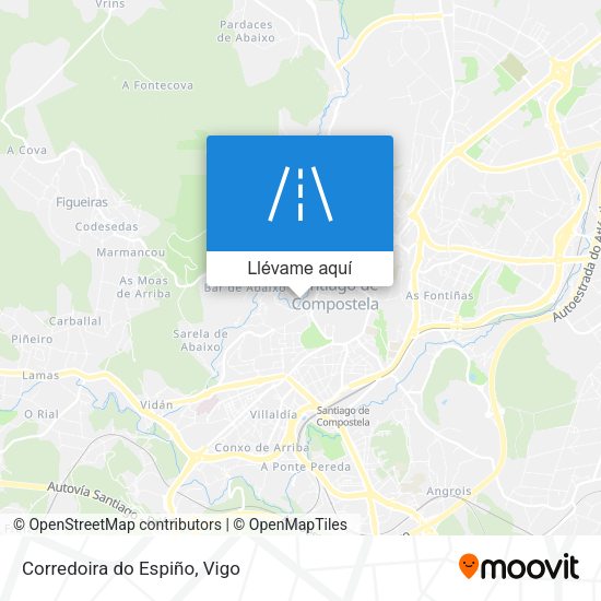 Mapa Corredoira do Espiño