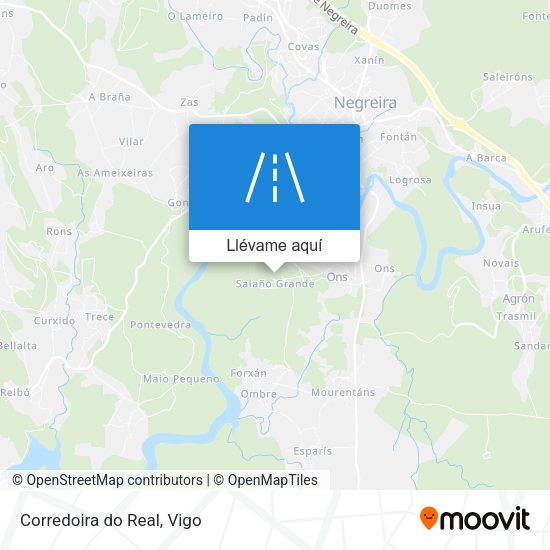 Mapa Corredoira do Real