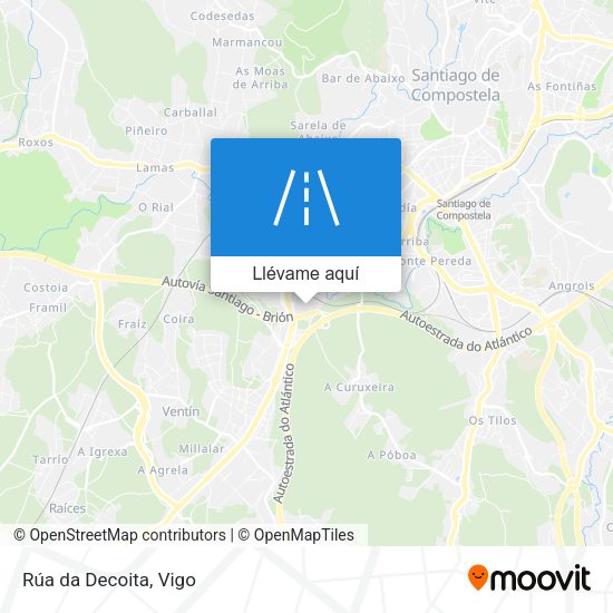 Mapa Rúa da Decoita