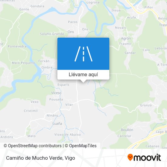 Mapa Camiño de Mucho Verde