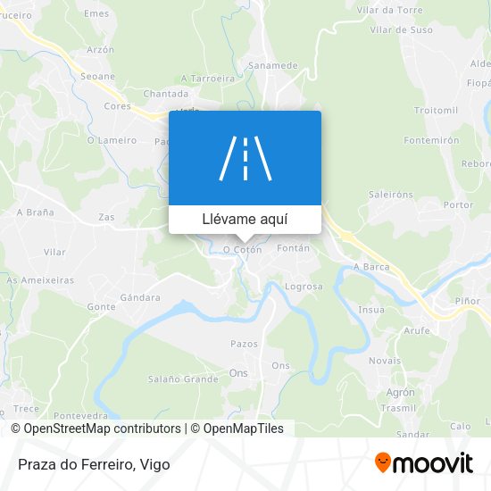 Mapa Praza do Ferreiro