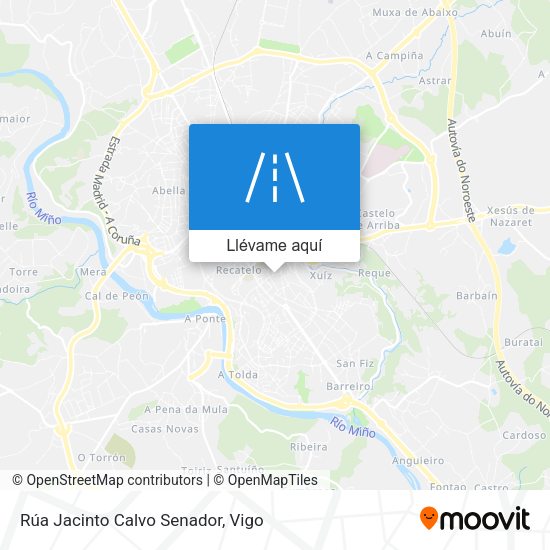Mapa Rúa Jacinto Calvo Senador