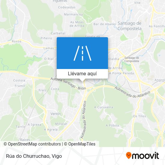 Mapa Rúa do Churruchao