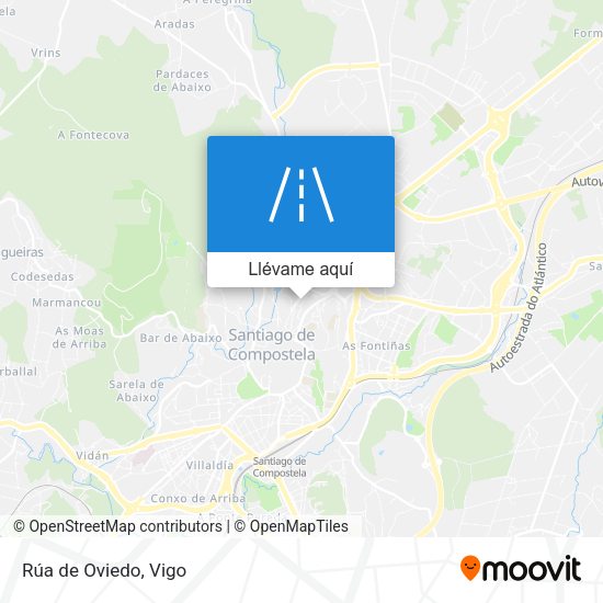 Mapa Rúa de Oviedo
