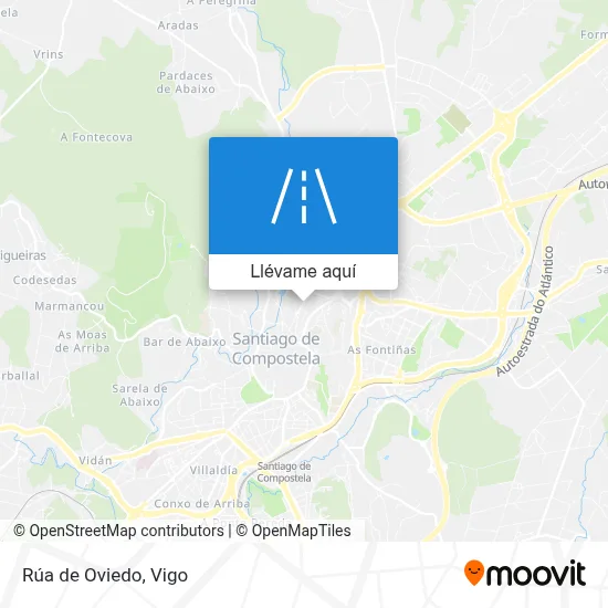 Mapa Rúa de Oviedo