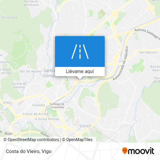 Mapa Costa do Vieiro
