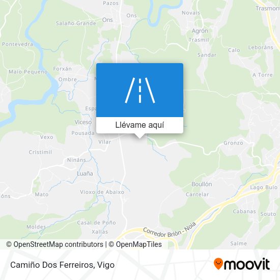Mapa Camiño Dos Ferreiros